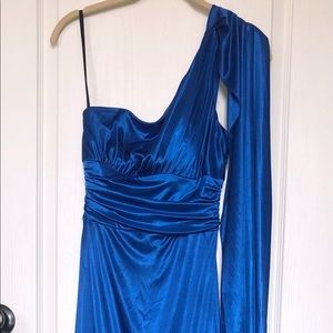 B.Darling dark blue long dress